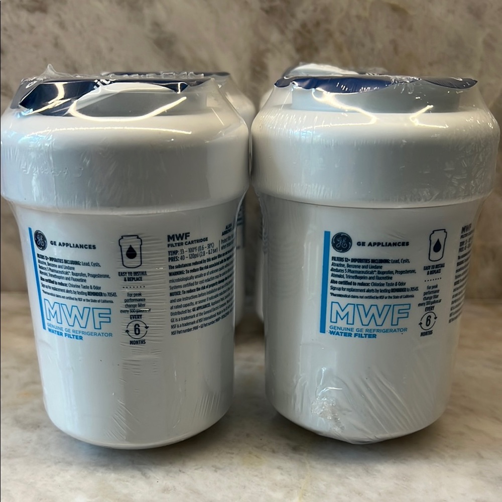 NWT GE MWF Refrigerator Water Filters-4 pack